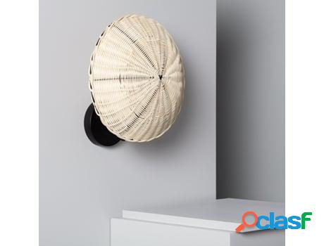 Aplique de Pared LEDKIA (Negro - E27 - 40 W - Ratán -