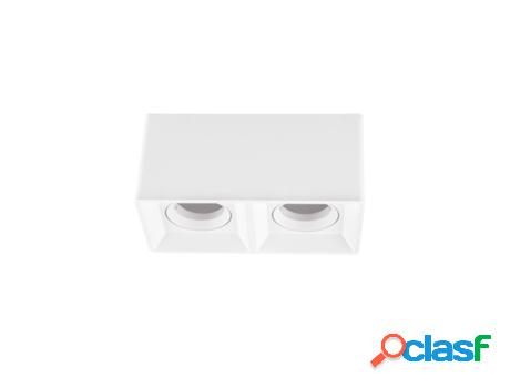 Aplique de Techo LEDKIA (Blanco - Gu10 - 40 W - Pc)