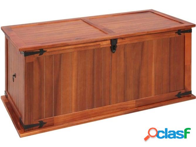 Arca de Almacenaje VIDAXL Madera de acacia maciza (79x34x32