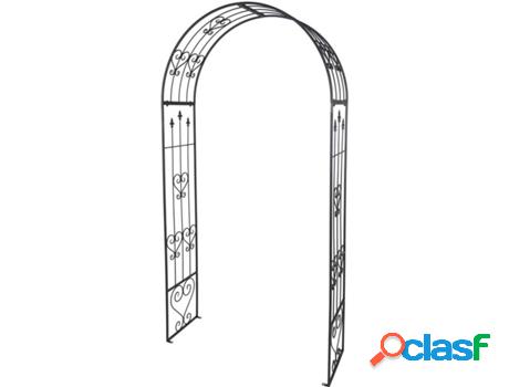 Arco de Jardín PROGARDEN Arcos de Jardín (Gris - Metal -