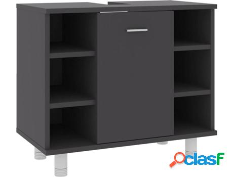 Armario VIDAXL (Gris - Madera Aglomerada - 60x32x53.5 cm)