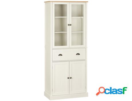 Armario de Cocina HOMCOM 835-602wt (Mdf - Beis - 76 x 40 x