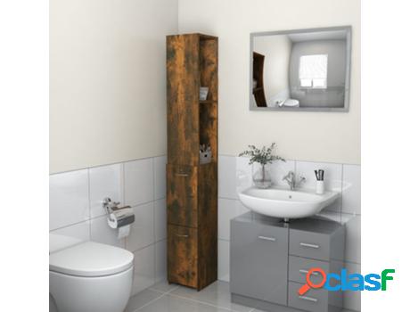 Armario de baño VIDAXL Marrón (Madera contrachapada - 25 x