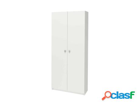 Armario multiusos 2p. 180x75cm k8004b blanco