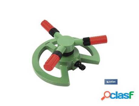 Aspersor rotacional de 3 brazos