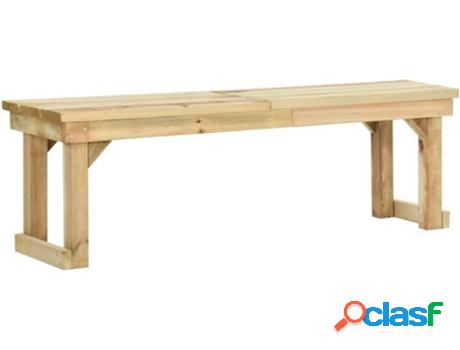 Banco de Jardín VIDAXL 44899 140 cm Pino Impregnado