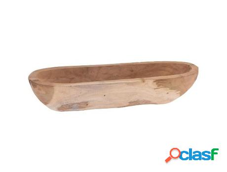 Bandeja oval madera 40x11x7 cm