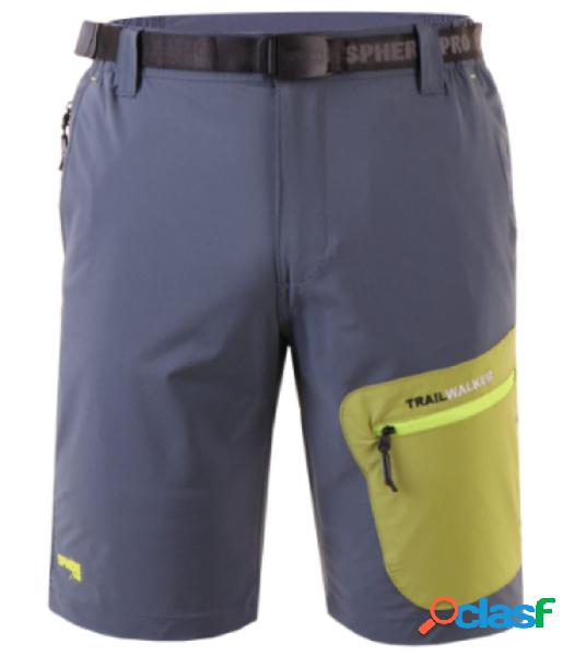 Bermudas Sphere Pro Bronko Hombre Gris P Verde 38