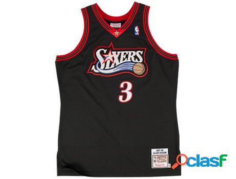 Blusa Autêntica Philadelphia 76Ers Allen Iverson #3
