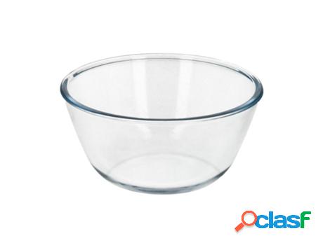 Bol de cristal, ideal para mezclas. 1.5 litros. libre bpa,