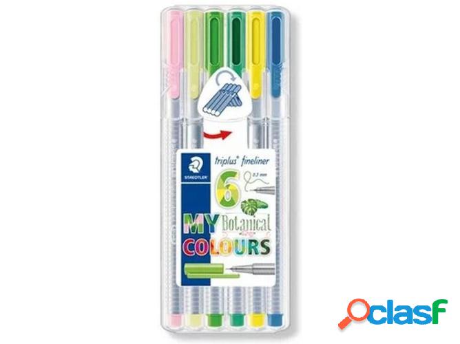 Bolígrafos Fineliner STAEDTLER Triplus Multicolor (Caja de