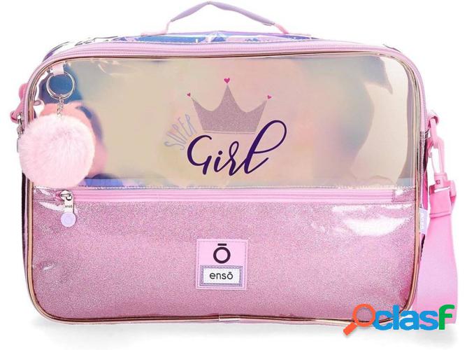 Bolsa ENSO Super Girl Rosa (28x38x6 cm)