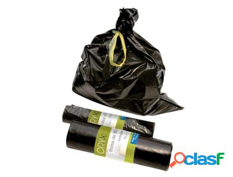 Bolsa basura grande 100 litros 72x110 cm. rollo 10 unidades