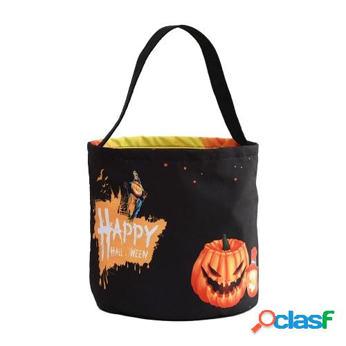 Bolsas de mano LED Light Up Halloween Bucket Halloween con