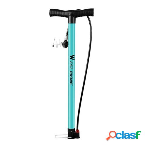 Bomba de piso para bicicleta 140PSI Bomba de aire para