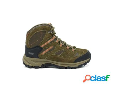 Bota jucar m/caña n36 verde kaki imper.9300 par