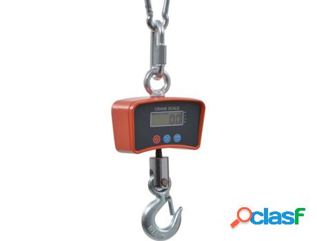 Báscula de Grúa VIDAXL con Pantalla LCD (Capacidad: 1000