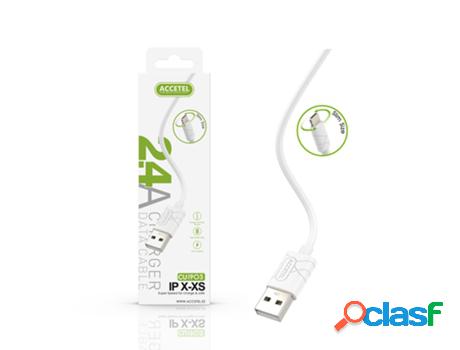 Cable Lightning Cu-1903 25Cm. 2.4A Por Apple Iphone 14