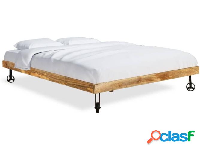 Cama + Colchón VIDAXL de espuma de memoria manguera áspera