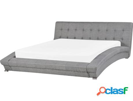 Cama Lille (Gris - Poliéster -260x193x88 cm - Colchón