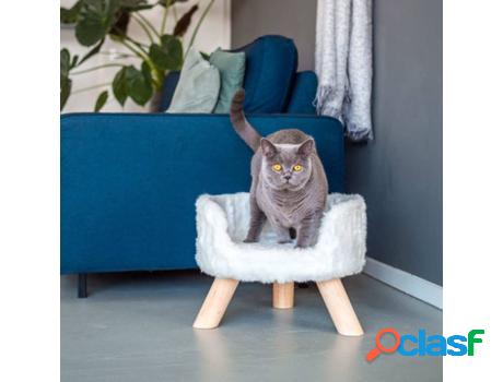Cama para Gatos DISTRICT70 Nido (Blanco - Poliéster)