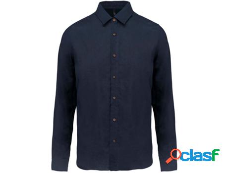 Camisa de Lino/Algodón Kariban (Tam: XXL)