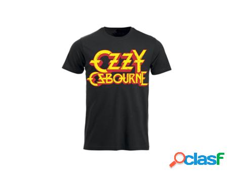 Camiseta Infantil OZZY OSBOURNE Ozzy Logo (Negro - Algodón