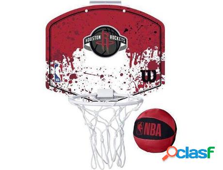 Canasta de Baloncesto WILSON Mini NBA Houston Rockets Rojo