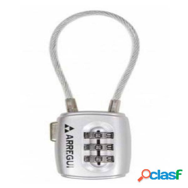 Candado de seguridad Arregui combinación 30mm gris