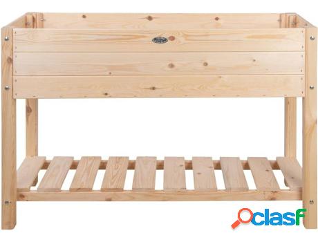 Cantero de Flores ESSCHERT DESIGN Alto de Madera L (Castaño