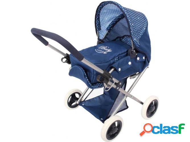 Carrito de Muñecas CB TOYS Baby Style Azul
