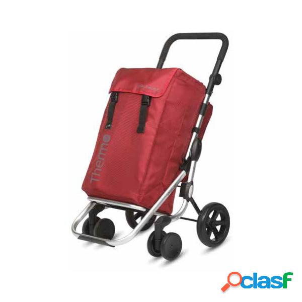 Carro de la compra Playmarket Go Plus Burdeos desmontable
