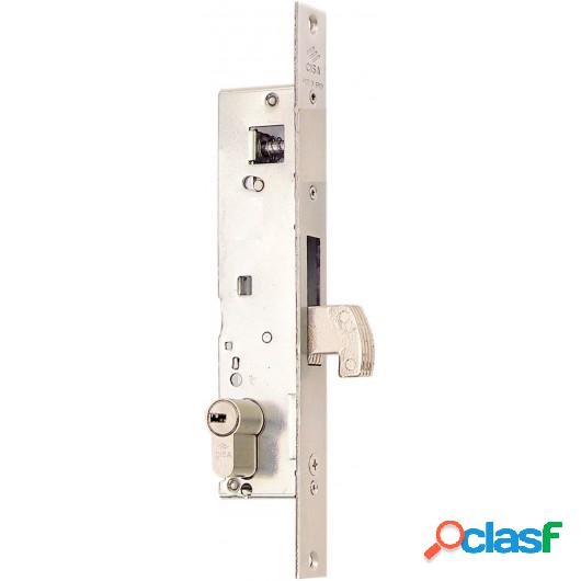 Cerradura Embutir 25X25Mm Gancho Cisa Ac.Cin./Ac.Inox Niq S