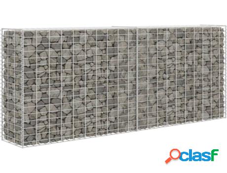 Cesta de Muro Gavión VIDAXL Acero Galvanizado (Gris -