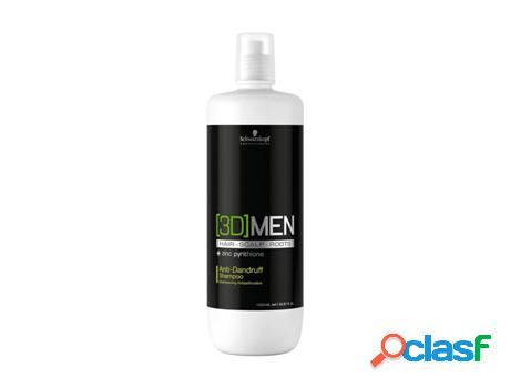 Champú Anticaspa Schwarzkopf 3D Men (1000 Ml)