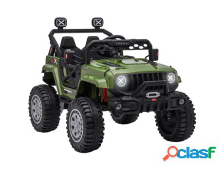 Coche Eléctrico HOMCOM 370-240v90gn (Polypropylene - Verde