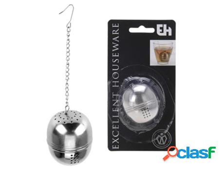 Colador bola infusiones inoxidable blister