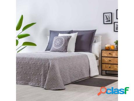 Colcha COTTON ARTEAN Santillana (Gris - Cama de 180 cm -