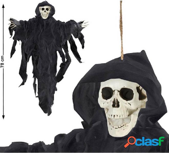 Colgante de Esqueleto Negro de 78x57 cm