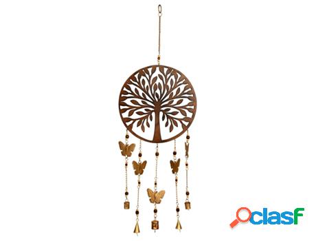 Colgante Árbol de la Vida Marrón de Metal 68*3*26cm