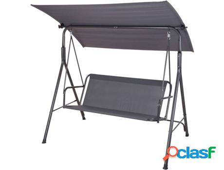 Columpio de Jardín PRO GARDEN con Toldo Gris