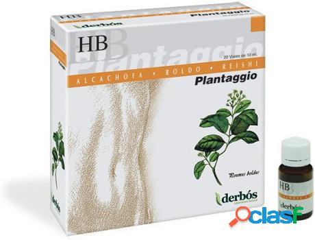 Complemento Alimentar DERBOS Plantaggio Hb 20 Viales (10 ml)