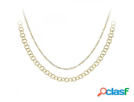 Conjunto de Collares SC_BOHEME (Acero - Dorado - 35cm)