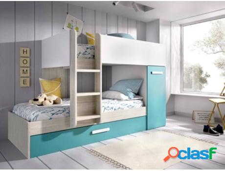 Conjunto de Cuarto VENTE UNIQUE Tom 03K4521765 (Blanco, Azul