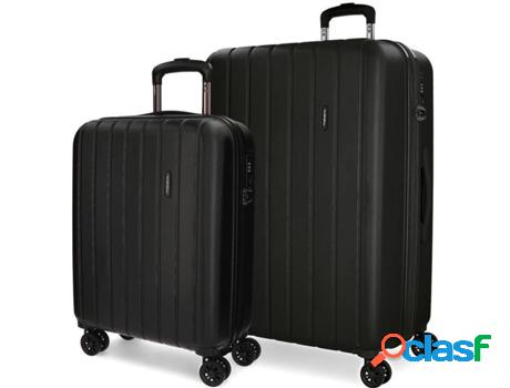 Conjunto de Maletas de Viaje MOVOM Wood (119 L - Negro)