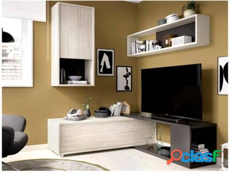 Conjunto de Muebles de TV VENTE UNIQUE Obi (180cm - Madera -