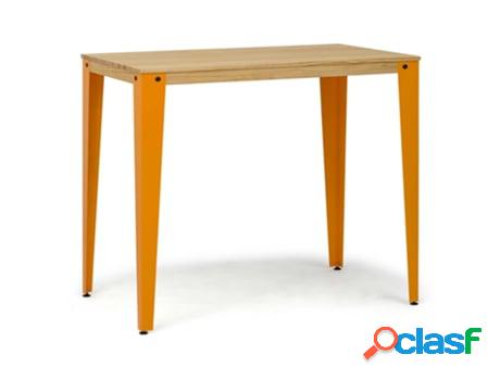 Consola BOX FURNITURE Lunds (Amarillo - Madera y Acero - 70