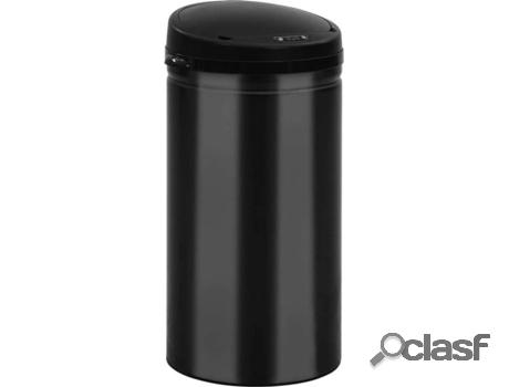 Cubo de Basura VIDAXL Sensor 50 L Negro (30.5 x 81.5 cm -