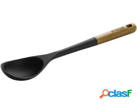 Cuchara STAUB (Negro - Silicona - 31 cm)