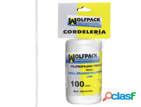 Cuerda trencilla polipropileno blanco (bobina 100 metros)